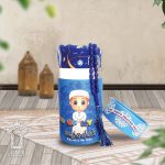 سجادة صلاة أولاد لون أزرق مع حقيبة حمل للأطفال